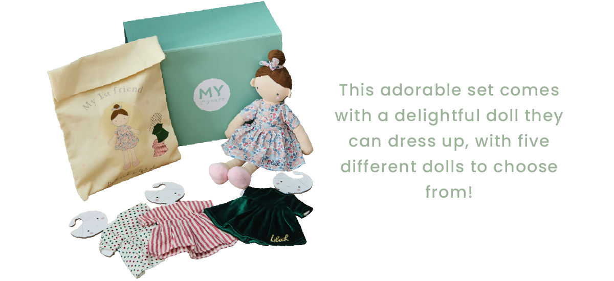 Personalised Doll & Dress-Up Set