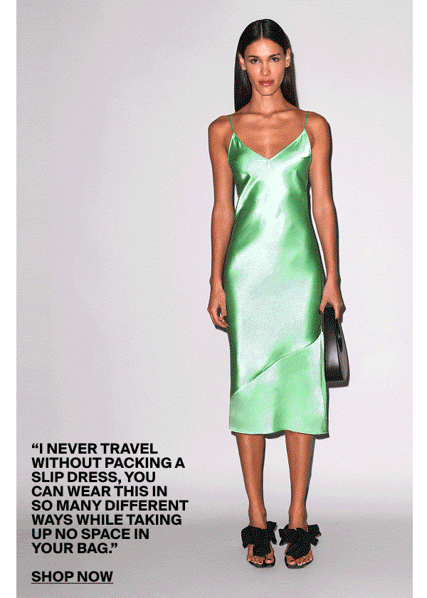 Silk V-Slip Dress