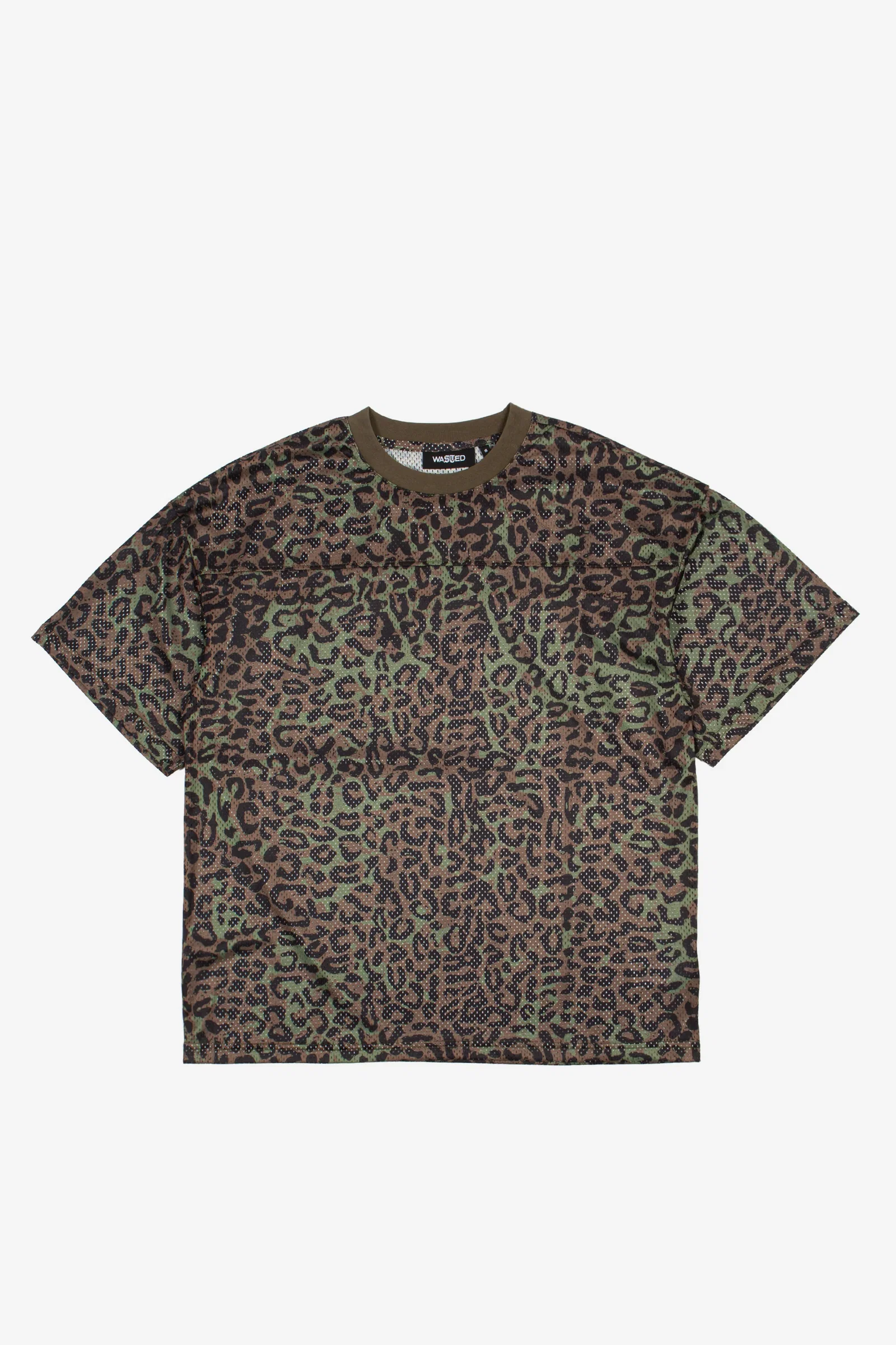 Image of T-Shirt Mesh Boxy Cheetah
