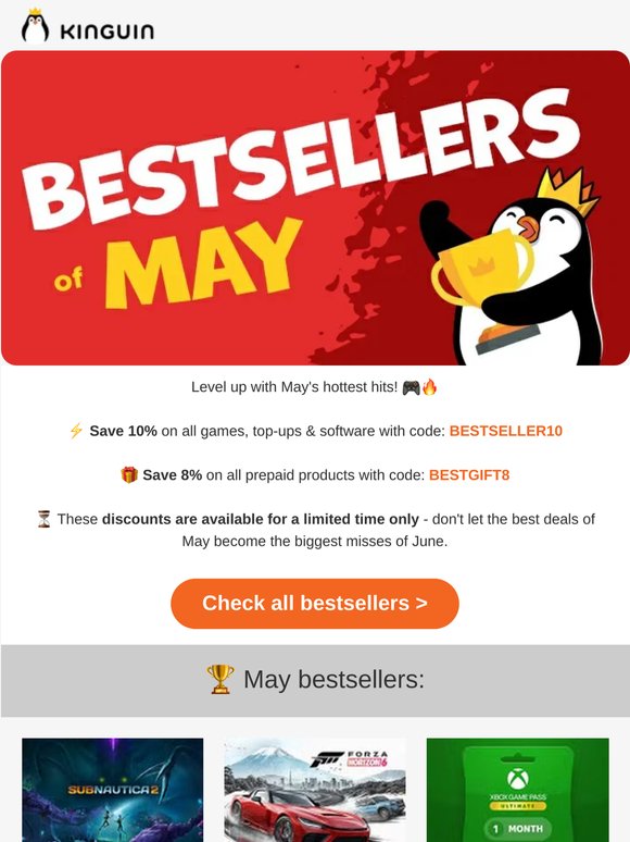 🏆 May’s Bestsellers Are Here – Grab Them Before They’re Gone