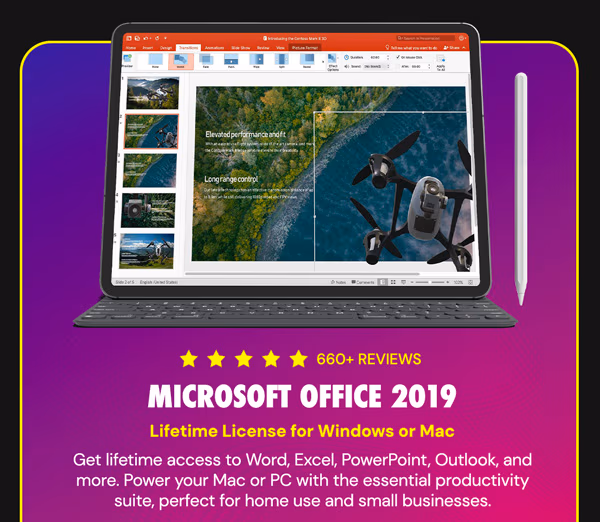 Microsoft Office 2019 for Windows or Mac