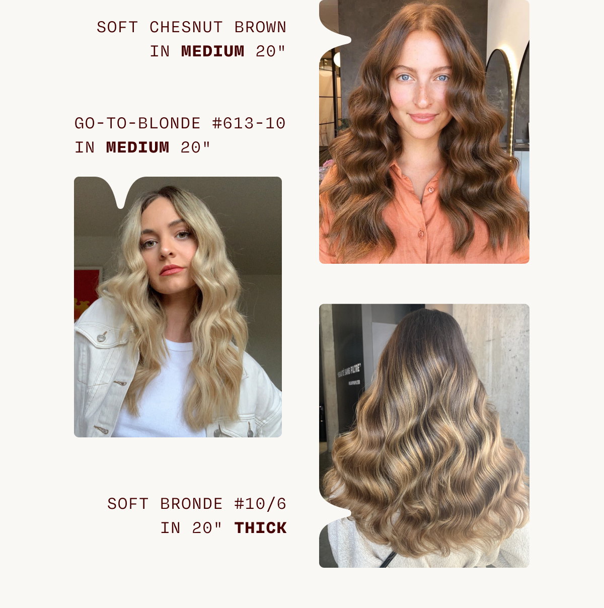 Soft Chestnut Brown. Go To Blonde. Soft Bronde.