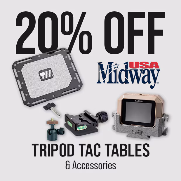 MidwayUSA Tripod Tac Tables & Accessories