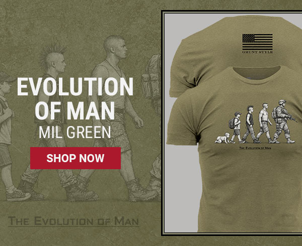SHOP THE EVOLUTION OF MAN TEE