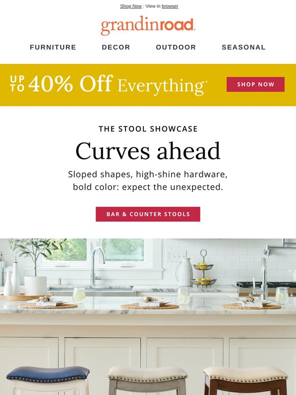 Take Up to 40% Off Everything!