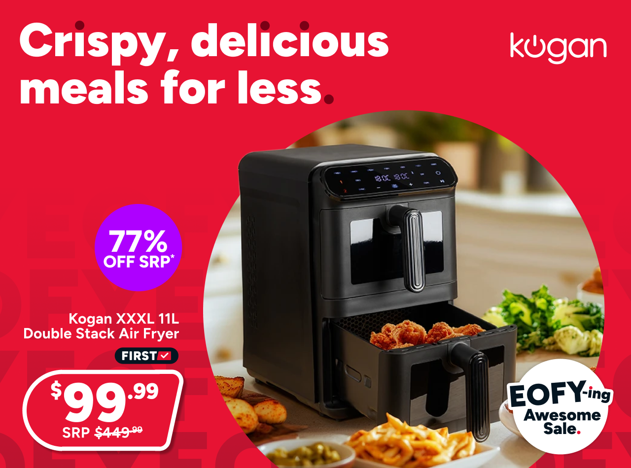 Kogan XXXL 11L Double Stack Air Fryer