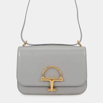 Siena Shoulder Bag Gray Leathe