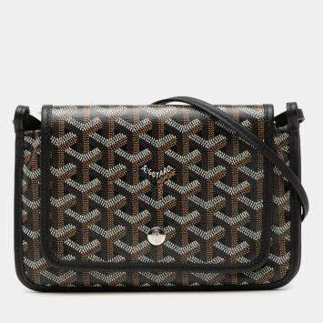 Plumet Black Multicolor Leathe
