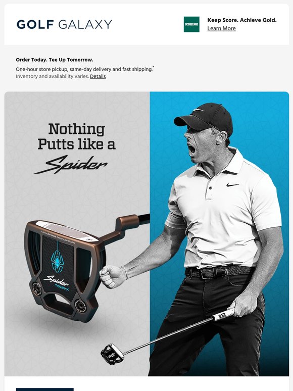 TaylorMade Spider Tour Torched putters 🕷️