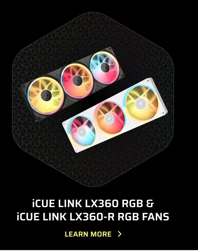 iCUE LINK LX360 RGB & iCUE LINK LX360-R RGB FANS