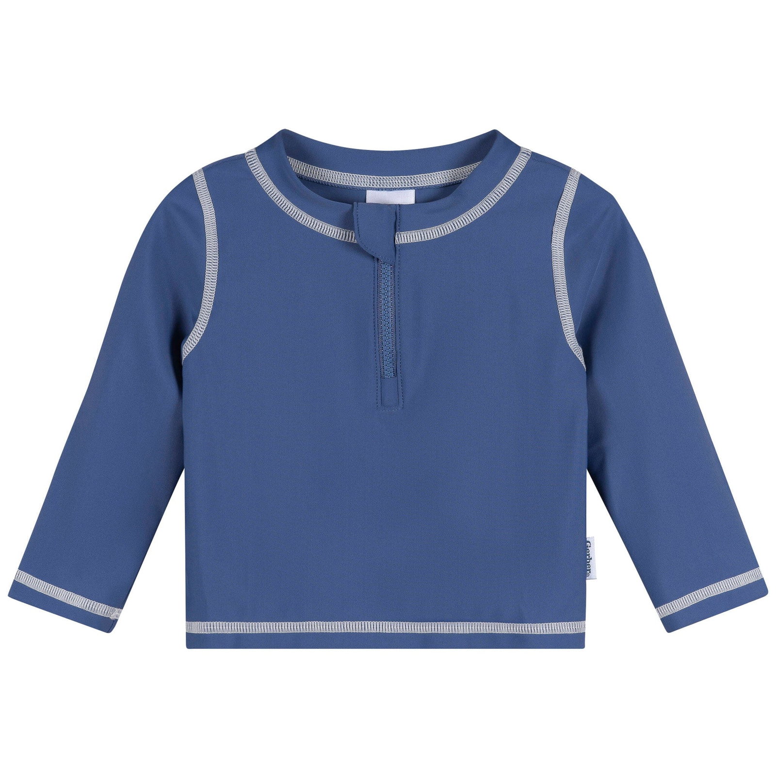 Baby & Toddler Boys UPF 50+ Blue Half Zip Rash Guard