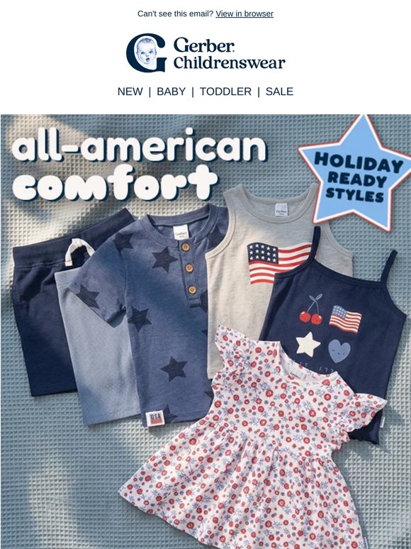 New arrivals for an all-American summer
