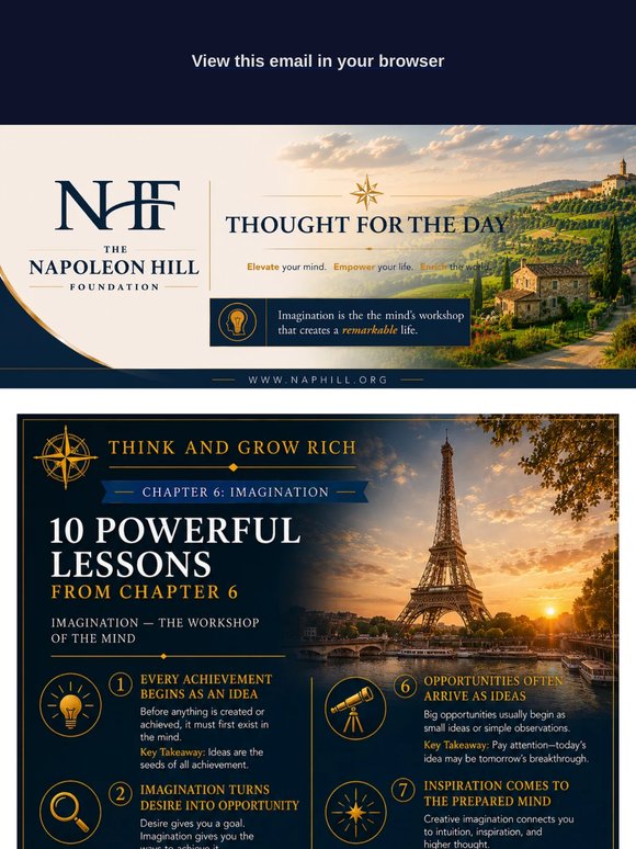 Napoleon Hill's Thought for the Day