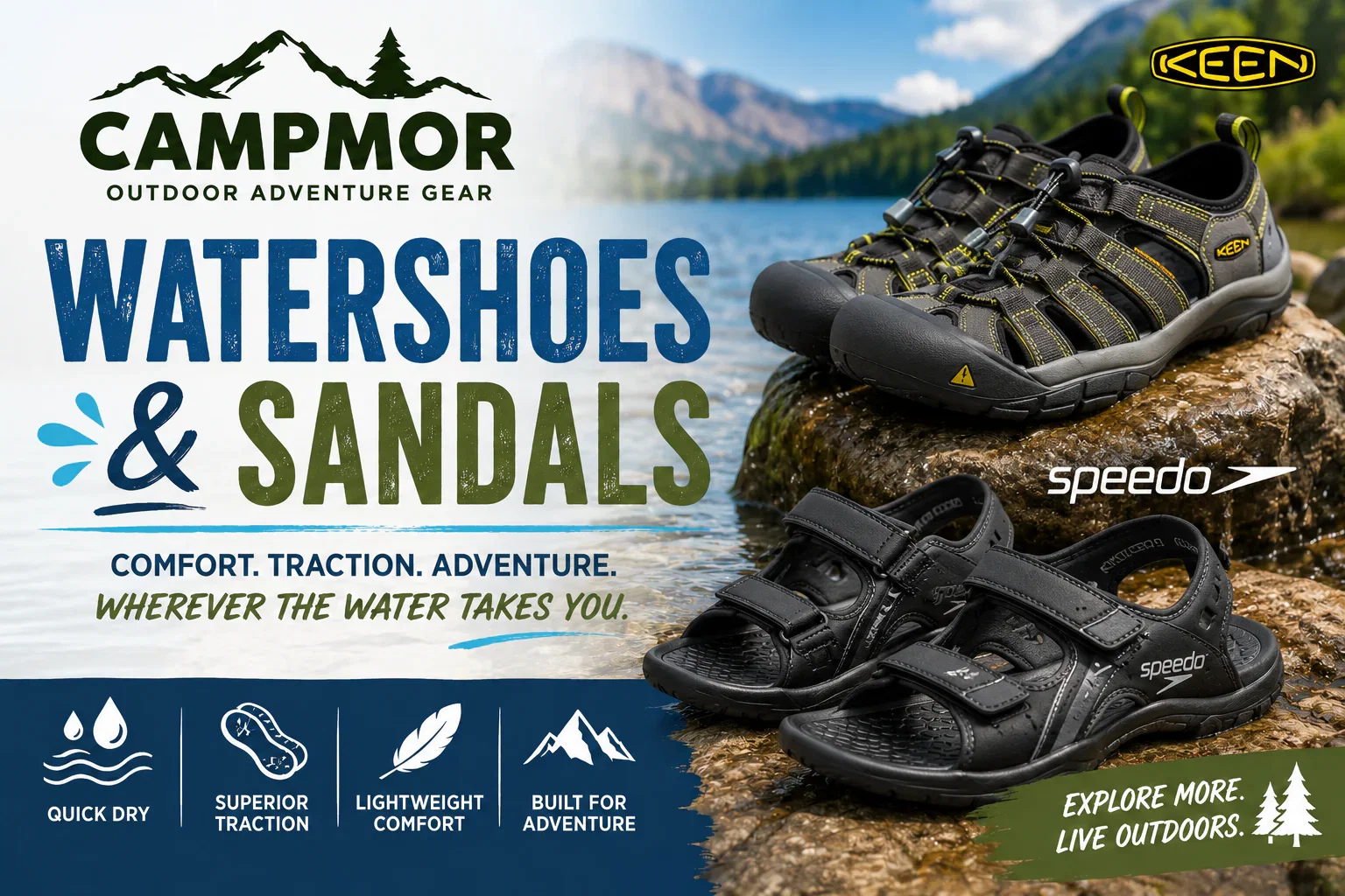 Water Shoes and Sandals at Campmor