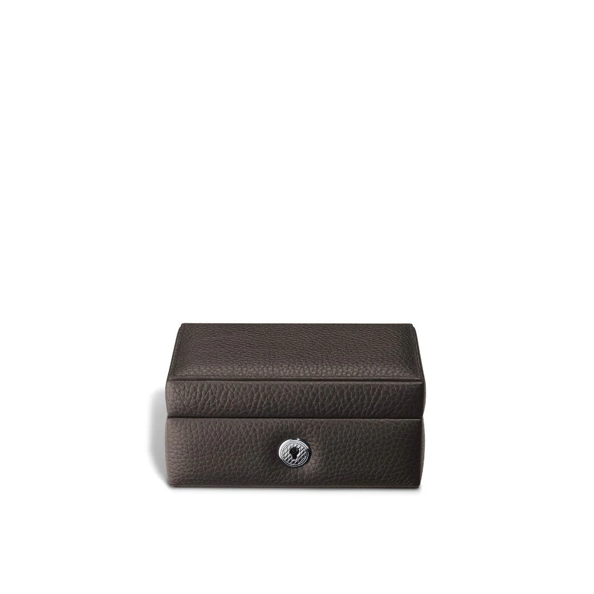 Image of GMT CUFFLINK BOX 4 IN SOFT GRAIN LEATHER