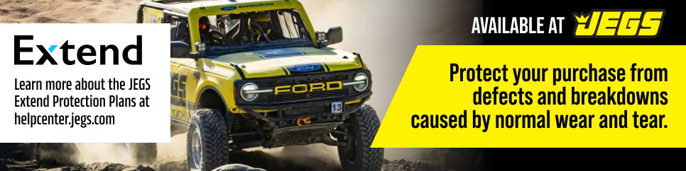 Protect your purchase from defects and breakdowns caused by normal wear and tear. Learn more about JEGS Extend Protection Plan.
