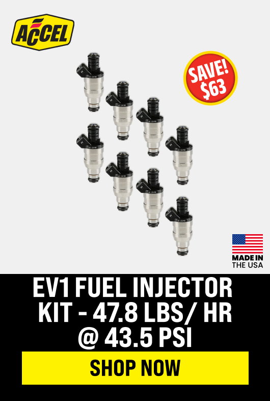 EV1 Fuel Injector Kit - 47.8 lbs/Hr @ 43.5 psi
