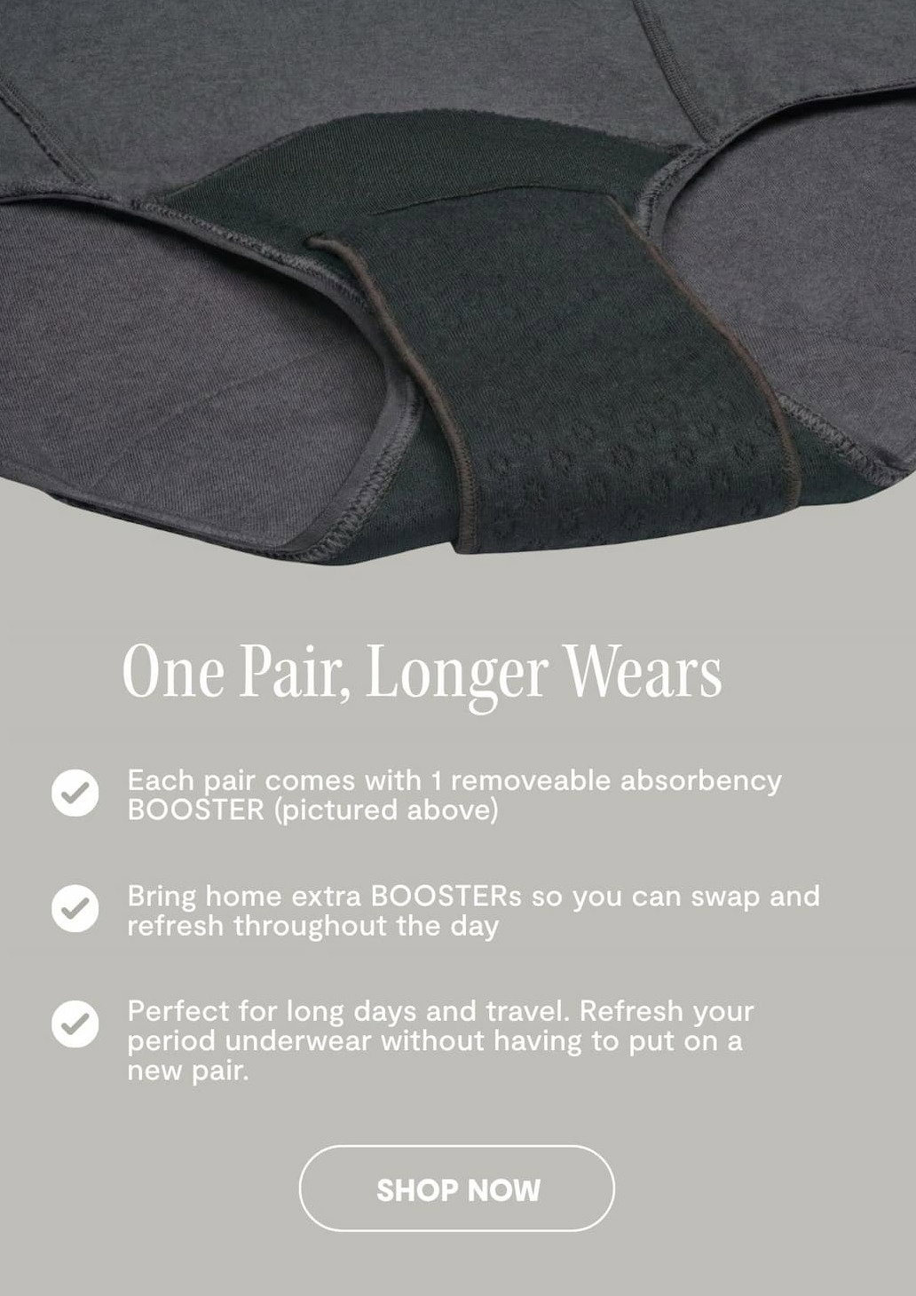 ONE PAIR, LONGER WEARS