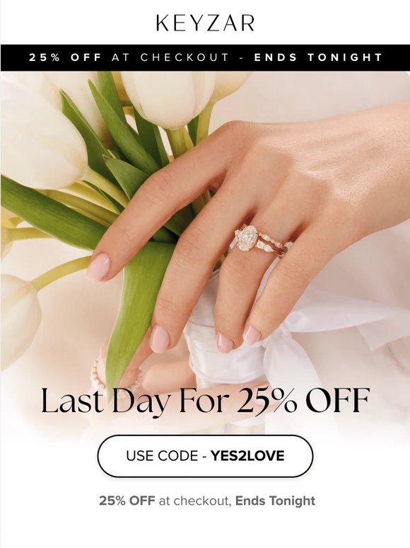 Few Hours Left For 25% OFF!