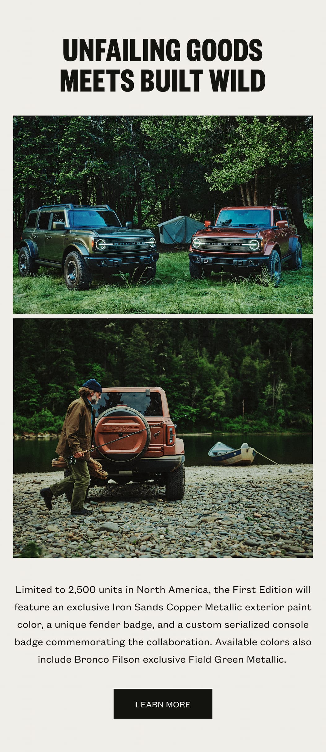 Unfailing Goods Meets Built Wild