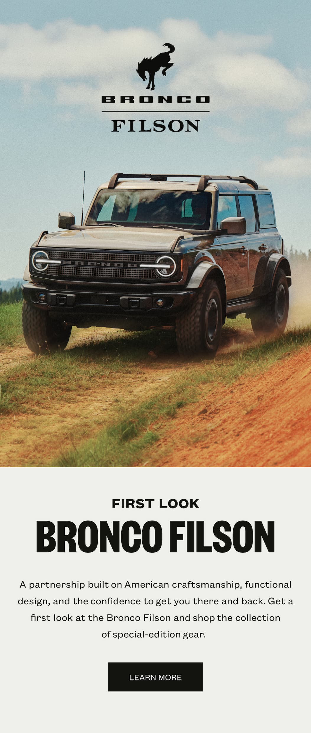 First Look - Bronco Filson