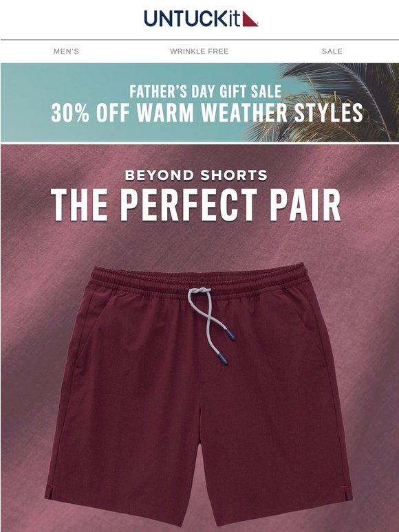 🎁 On Sale: Shorts He’ll Never Want to Take Off
