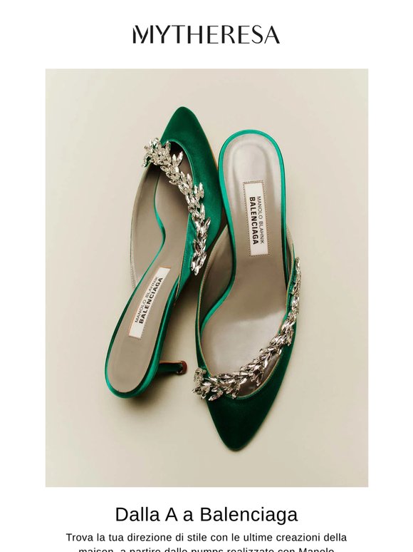 Scopri le esclusive di Balenciaga x Manolo Blahnik