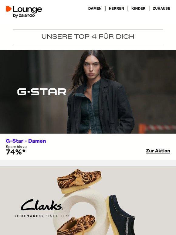 G-Star, Clarks & Dune London ⎪ Modelieblinge für dich