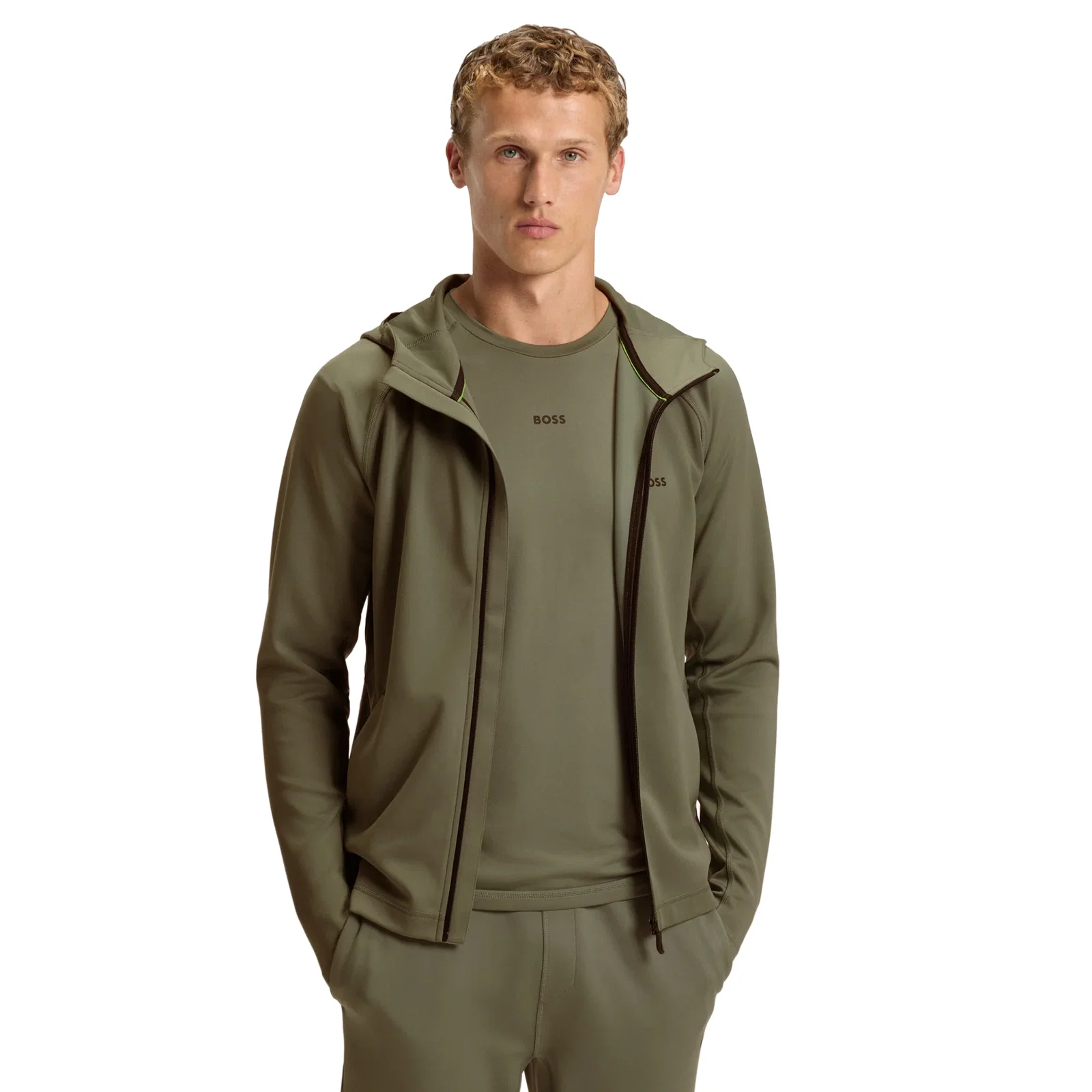 Image of BOSS Sicon Active Full Zip Hoodie