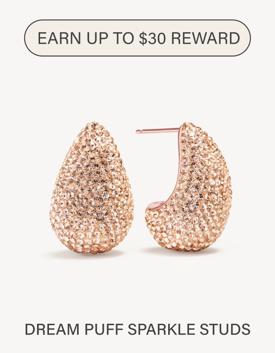 Dream Puff Sparkle Studs