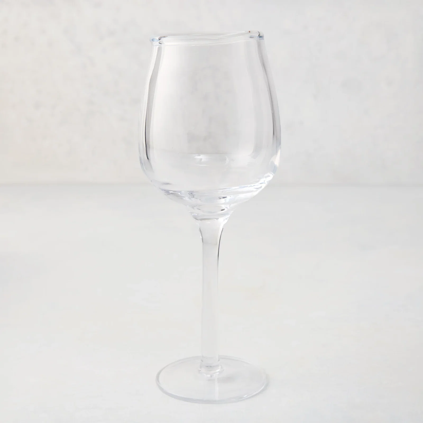 Image of Elijah Large Scissor-Cut Wine Glass, 14 oz.