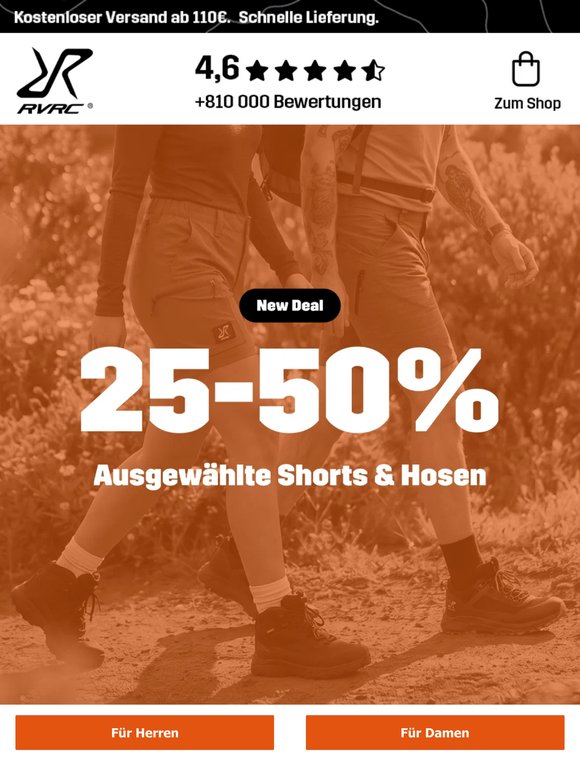 Endlich ist Short-Wetter 😎 25-50% RABATT