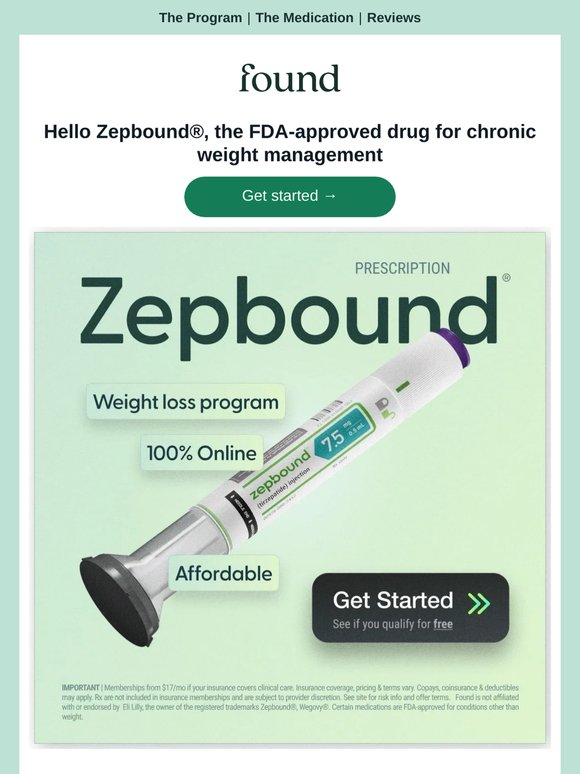 Discover Zepbound®, the FDA-approved drug for chronic weight management