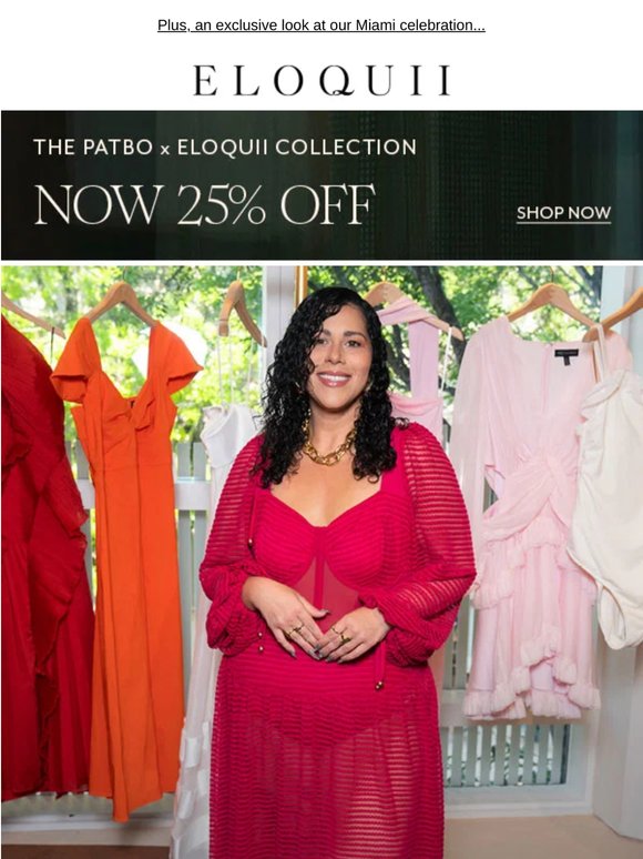 PatBO x ELOQUII (25% off RN) 🏝️