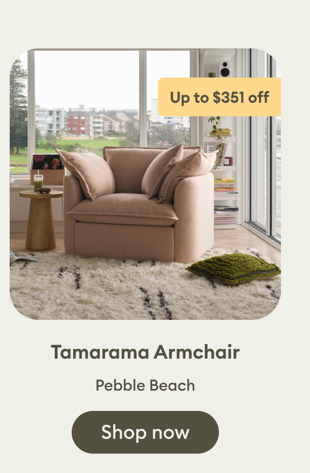 Tamarama Armchair in Pebble Beach on sale — up to $351 off.