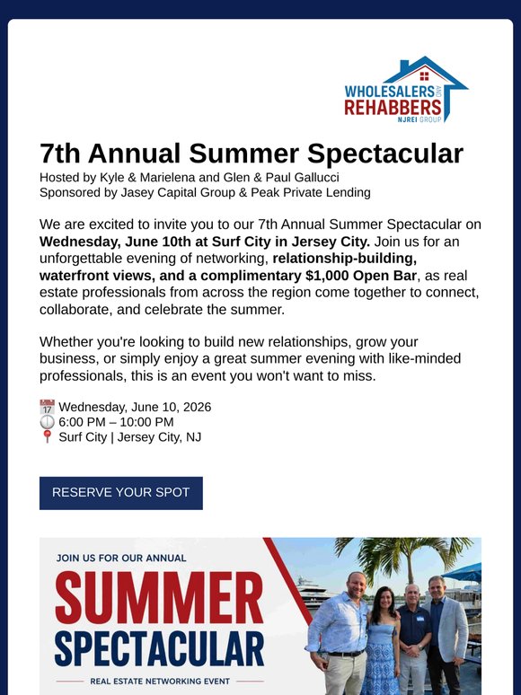 You're Invited: 7th Annual Summer Spectacular | June 10