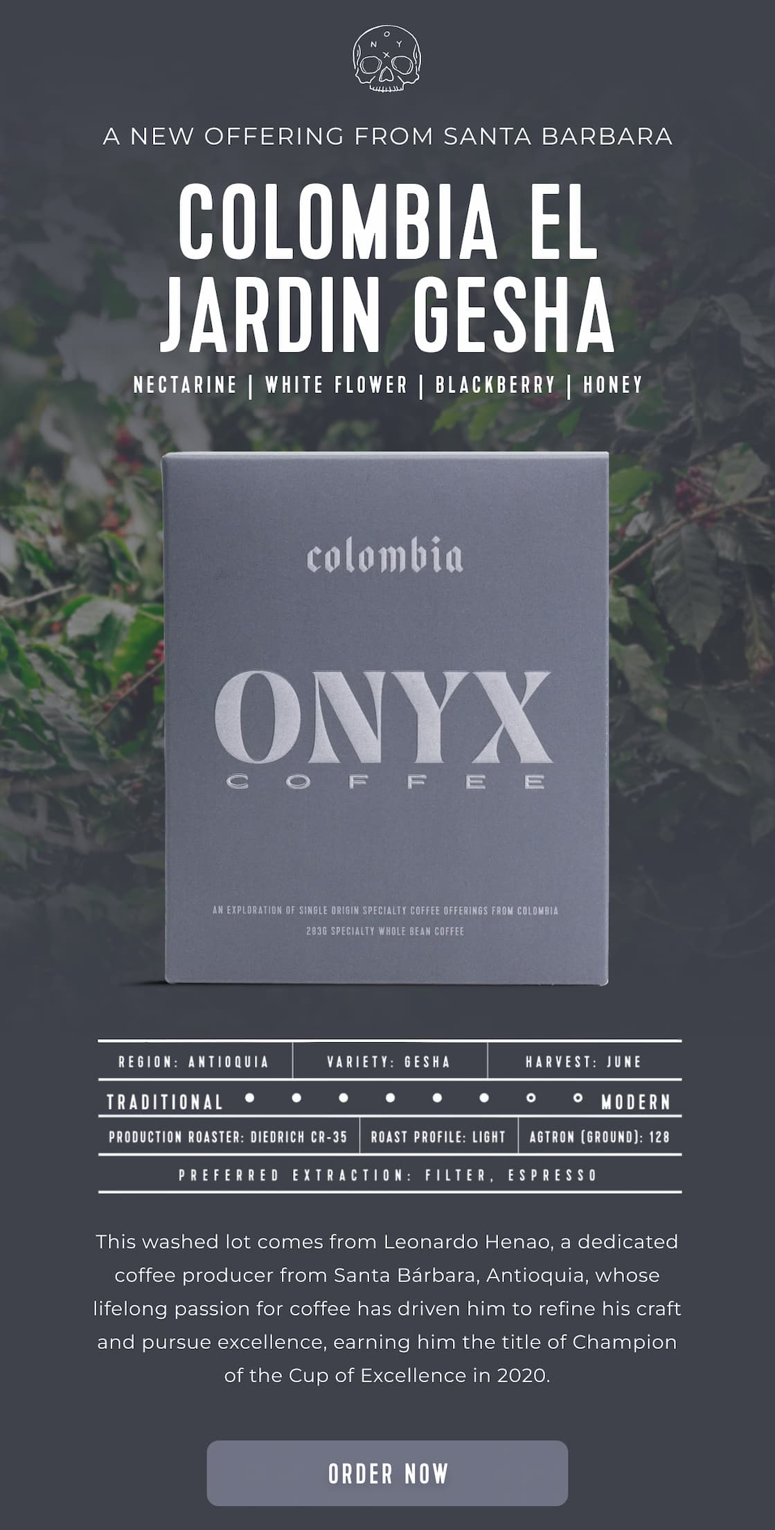 Colombia El Jardin Gesha