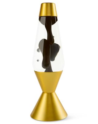 16.3 Inch Metallic Gold Lava Lamp