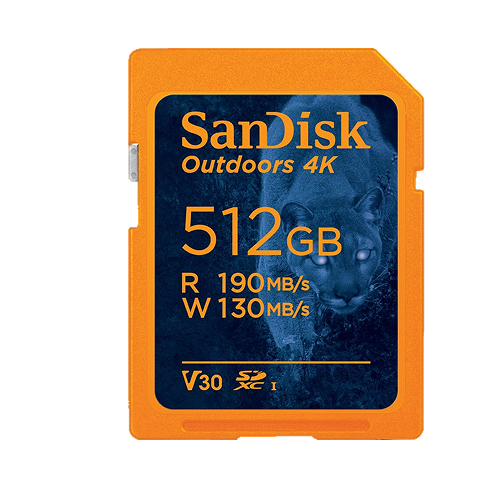 SanDisk® Outdoors™ 4K SD UHS-I Card