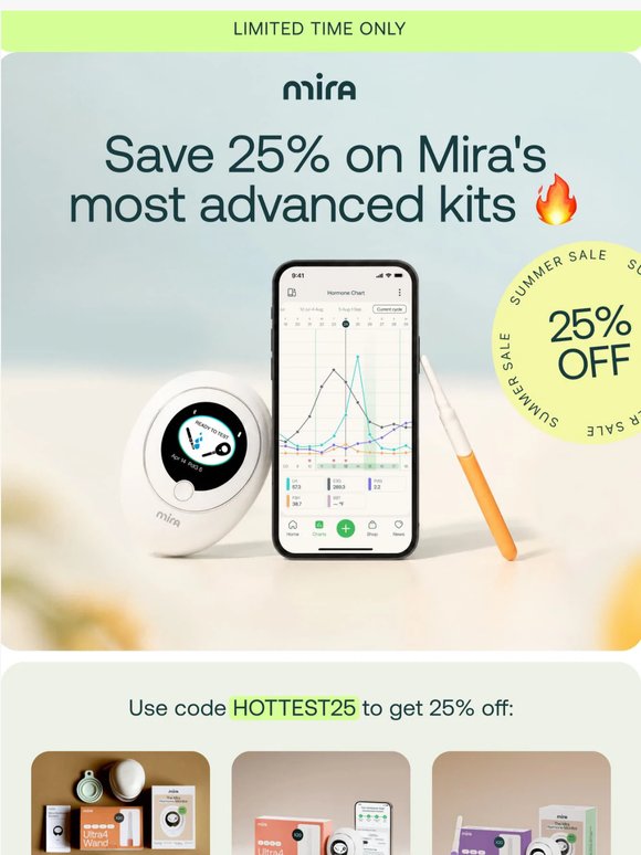 Summer savings are here—25% off! ☀️