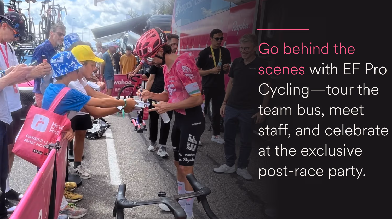 Go behind the scenes with EF Pro Cycling