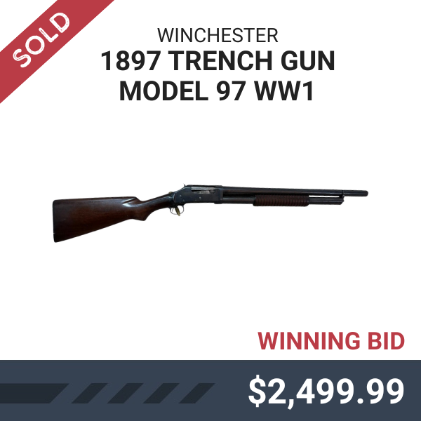 SOLD: WINCHESTER 1897 Trench Gun Model 97 WW1