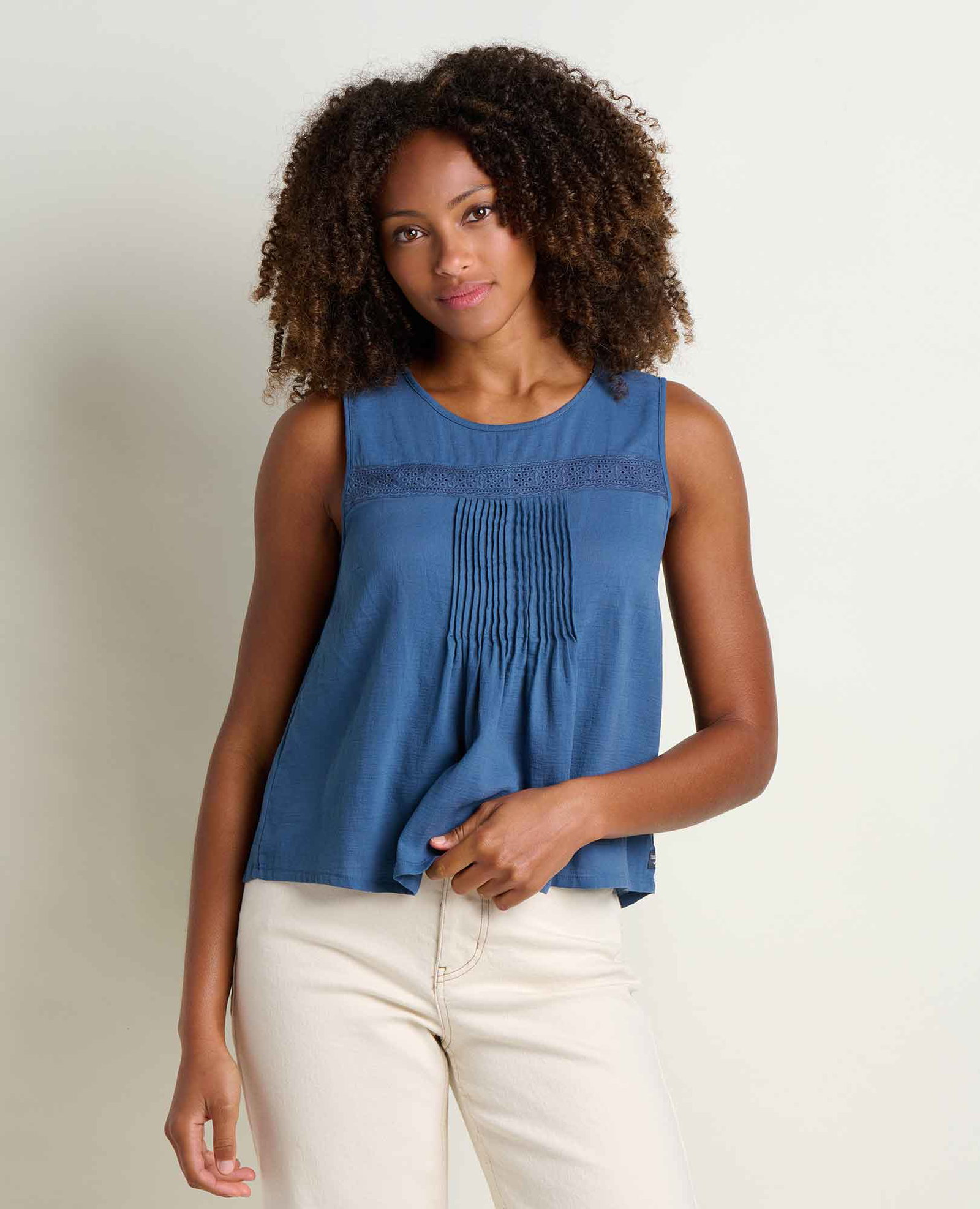 Image of Manzana Pin Tuck Tank