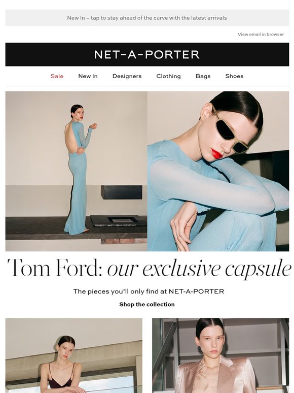 Tom Ford: our exclusive capsule