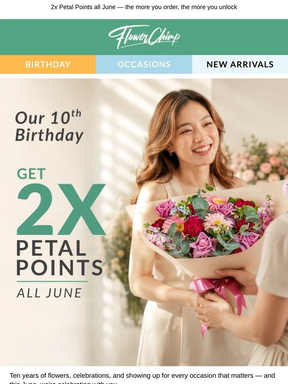 🎂 It's our birthday — and you're getting the gift!