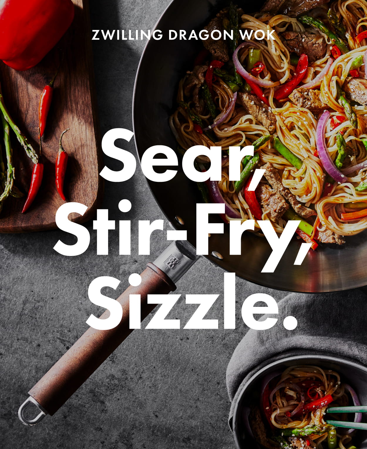 The ZWILLING Carbon Steel Dragon Wok. Now 33% off.