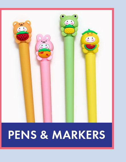 Writing Instruments: Pens, Brush Pens & More