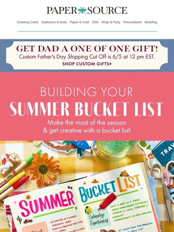 What's on Your Summer Bucket List?