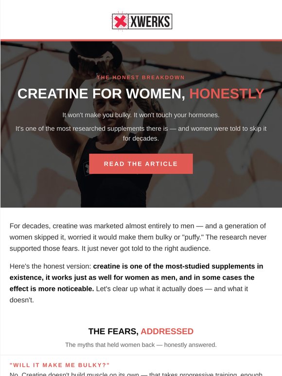 Creatine for women