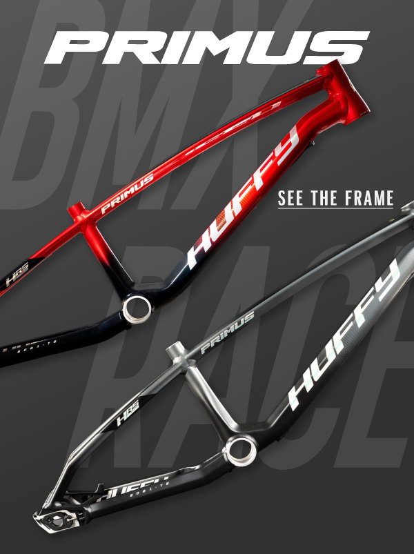 The Primus Frame in Gloss Red and Matte Charcoal - See the frame